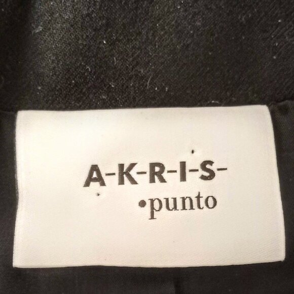 Akris Punto Black Camel Houndstooth Tweed Jacket - Picture 4 of 10